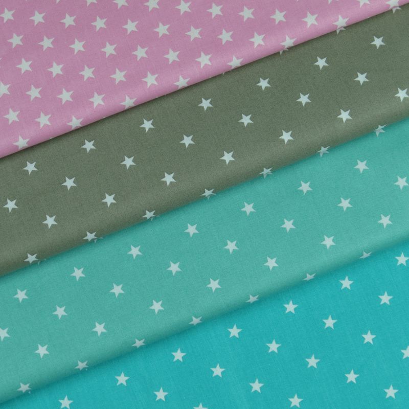 Hvězdy bílé na mentolové